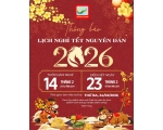 THÔNG BÁO NGHỈ TẾT NGUYÊN ĐÁN 2026