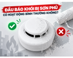 Đầu Báo Khói Bị Sơn Phủ Có Hoạt Động Bình Thường Không?