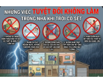 NHỮNG VIỆC TUYỆT ĐỐI KHÔNG LÀM TRONG NHÀ KHI TRỜI CÓ SÉT