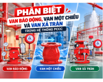 Phân Biệt Van Báo Động, Van Một Chiều Và Van Xả Tràn Trong Hệ Thống PCCC