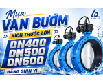 Mua Van Bướm Kích Thước Lớn DN400, DN500, DN600 hãng ShinYi