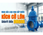 MUA CÁC LOẠI VAN CẤP NƯỚC KÍCH CỠ LỚN SHINYI ĐẾN DN600 Ở ĐÂU?