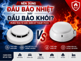 Nên dùng đầu báo nhiệt hay đầu báo khói? Góc nhìn từ thực tế thi công
