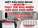 Một Đầu Báo Beam Có Thể Thay Thế Bao Nhiêu Đầu Báo Khói Điểm?