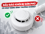 Đầu Báo Khói Bị Sơn Phủ Có Hoạt Động Bình Thường Không?