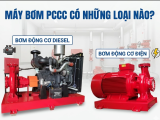 MÁY BƠM PCCC CÓ NHỮNG LOẠI NÀO? PHÂN LOẠI CHI TIẾT CHO DỰ ÁN