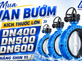 Mua Van Bướm Kích Thước Lớn DN400, DN500, DN600 hãng ShinYi