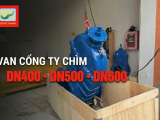Mua Van Cổng Ty Chìm Kích Thước Lớn DN400, DN500, DN600 Chính Hãng ShinYi