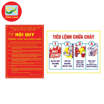 Bảng Nội Quy + Tiêu Lệnh 