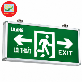 Đèn Exit 2 hướng Lilang