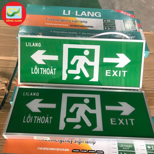 Đèn Exit 2 hướng Lilang