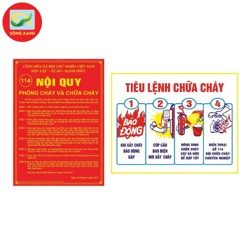 Bảng Nội Quy + Tiêu Lệnh 