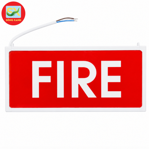 Bảng cảnh báo hỏa hoạn "FIRE" 