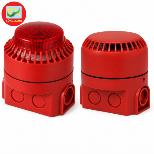 Còi báo cháy kết hợp đèn chớp địa chỉ Horing TBR9-BSR/W