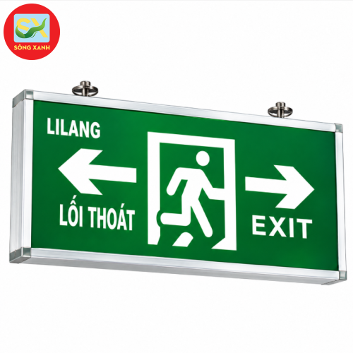 Đèn Exit 2 hướng Lilang